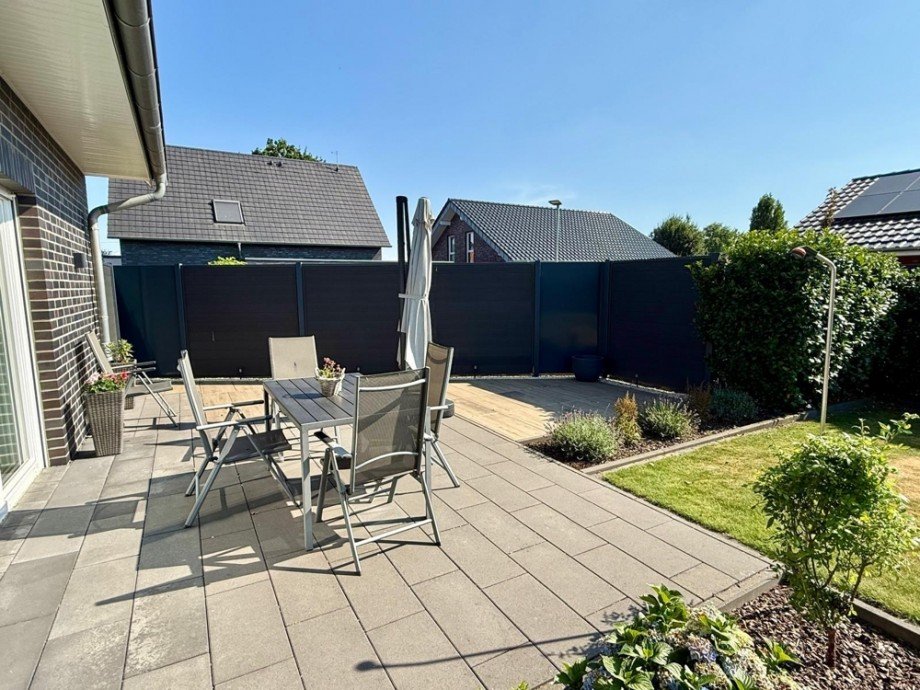 Terrasse Sichtschutz Einfamilienhaus Coesfeld / Lette