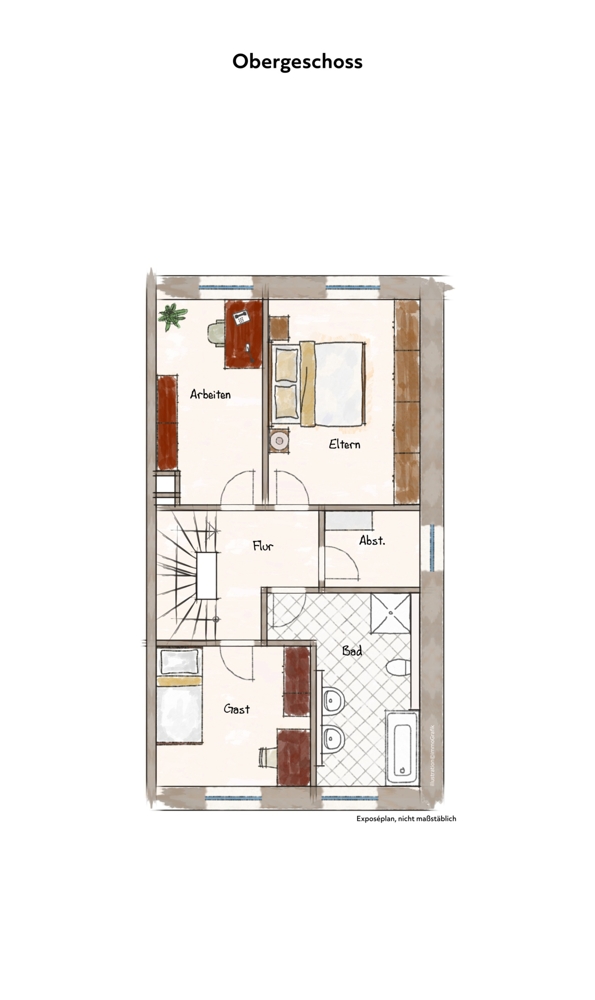 OG Plan Reihenendhaus Coesfeld
