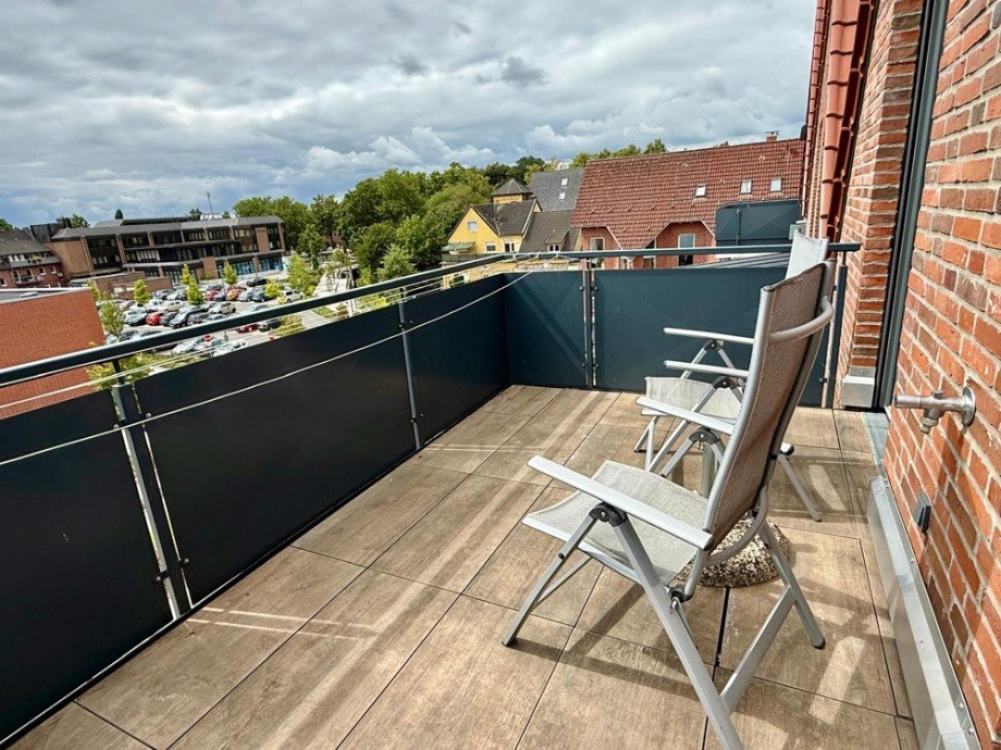 Balkon zur Sonnenseite Dachgeschosswohnung Coesfeld