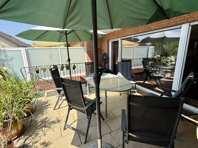 gro�z�gige Terrasse Reihenmittelhaus Coesfeld