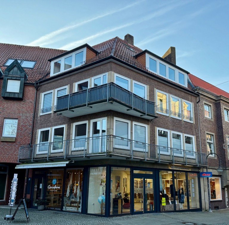 Ansicht vom Marktplatz Coesfeld Haus Kapitalanlage mit starker Pr�senz - Wohn- und Gesch�ftshaus direkt am Coesfelder Marktplatz