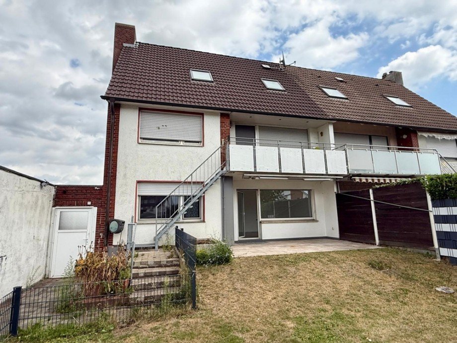 Ansicht Gartenseite Zweifamilienhaus D�lmen