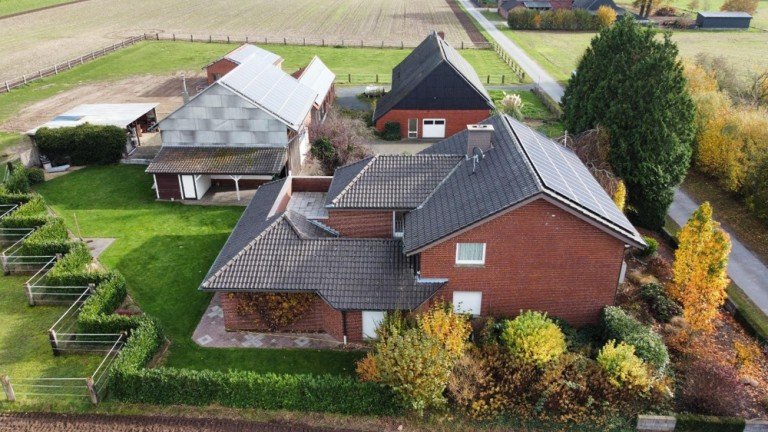 Ansicht Anwesen Coesfeld / Lette Haus * V E R K A U F T *Vielseitiges Anwesen mit Einliegerwhg., Altbau, St�llen und Weidefl�chen
