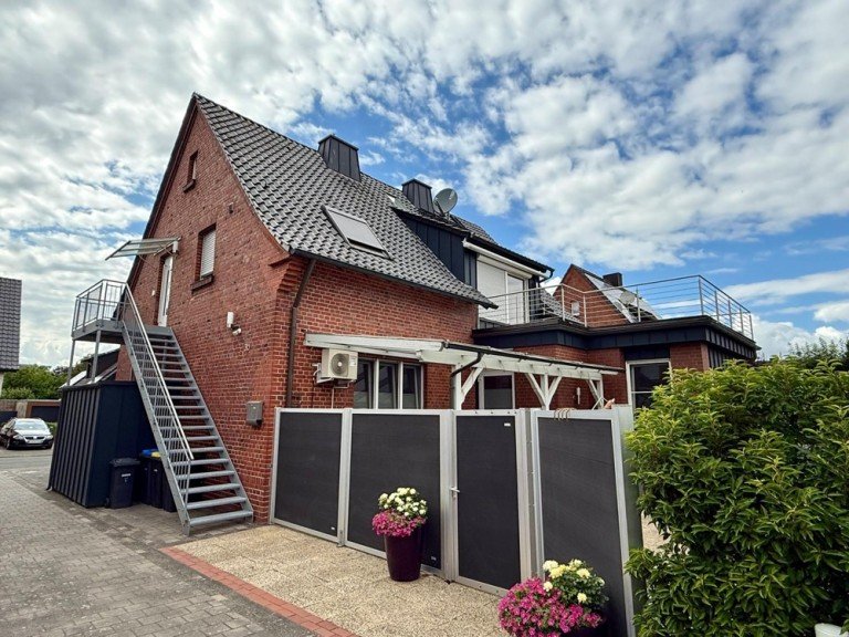 Aussenansicht Coesfeld Maisonettewohnung Perfekt f�r zwei! Gro�z�gige Maisonette mit zwei Arbeitszimmern und Dachterrasse