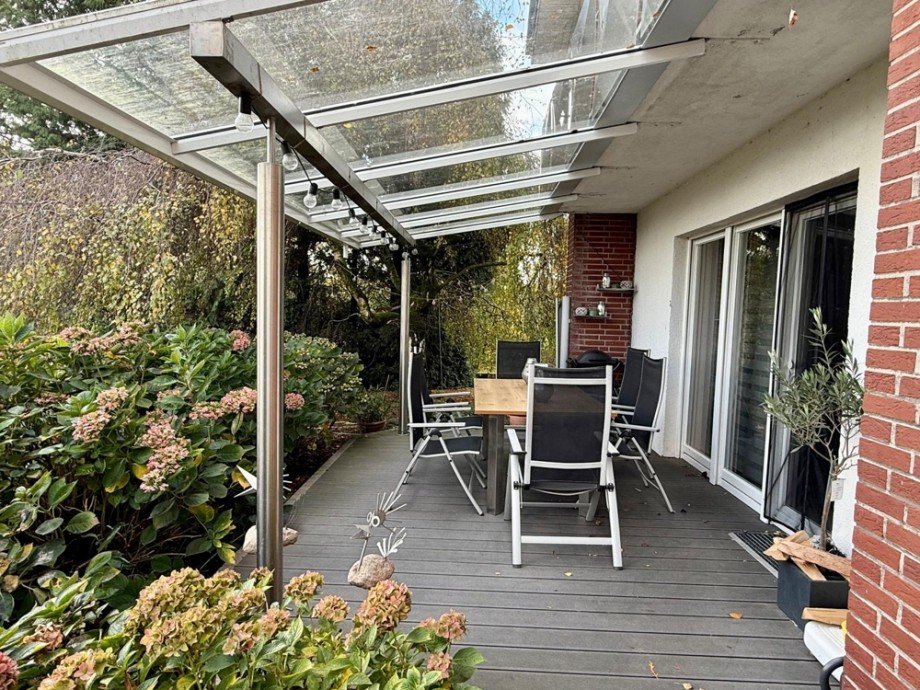 �berdachte Terrasse Haus Coesfeld / Lette