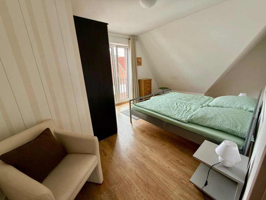 Schlafraum Nordseite Dachgeschosswohnung Coesfeld