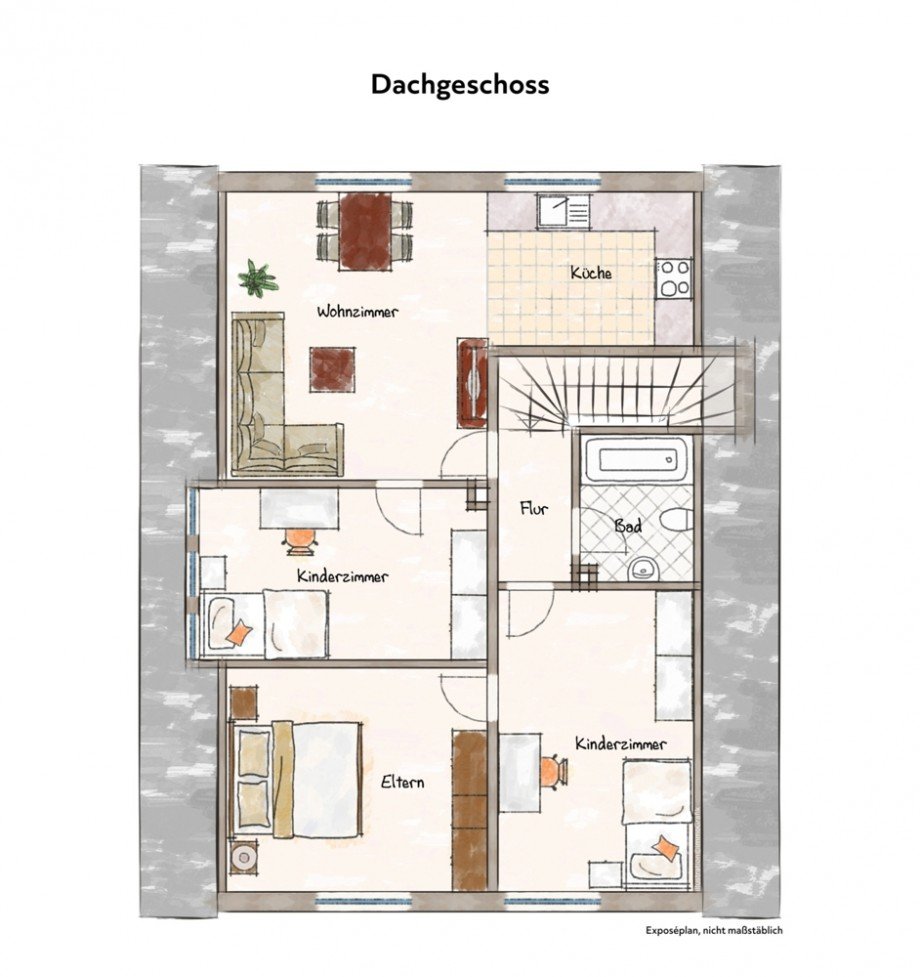 Dachgeschoss Einfamilienhaus Nottuln