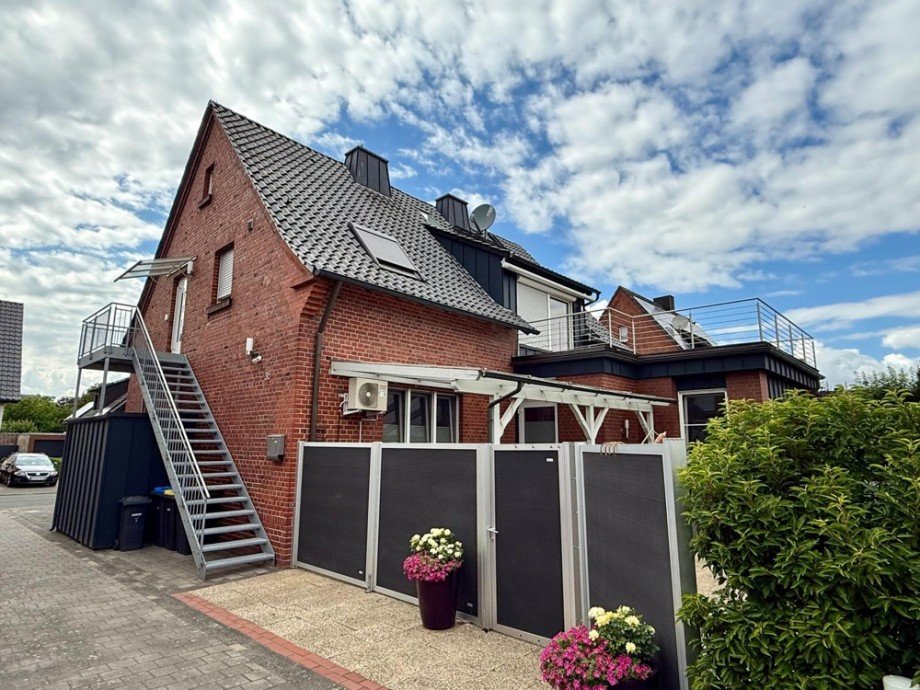 Aussenansicht Maisonettewohnung Coesfeld