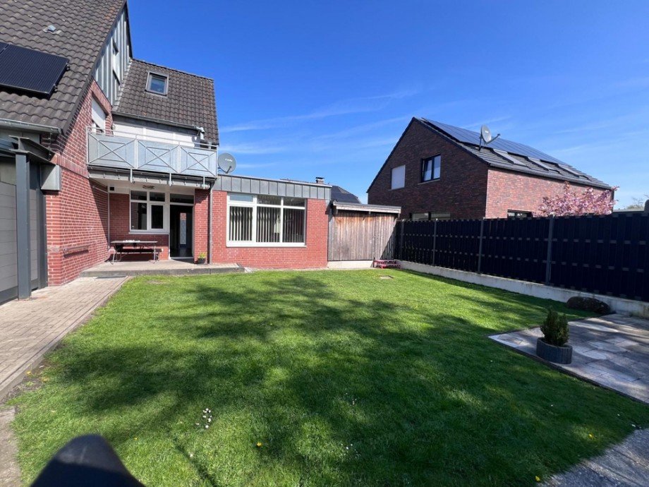 Terrasse Doppelhaush�lfte Coesfeld