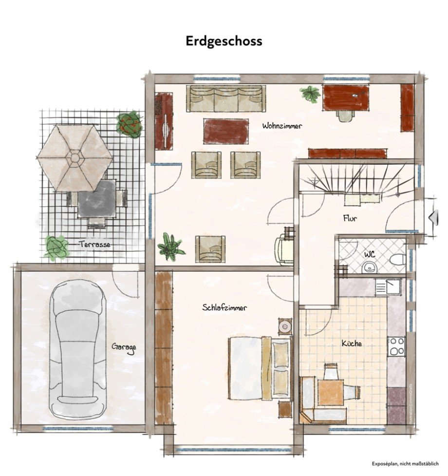 Erdgeschoss Einfamilienhaus Nottuln
