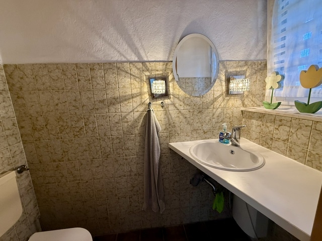 G�ste-WC im Erdgeschoss Reihenmittelhaus Coesfeld