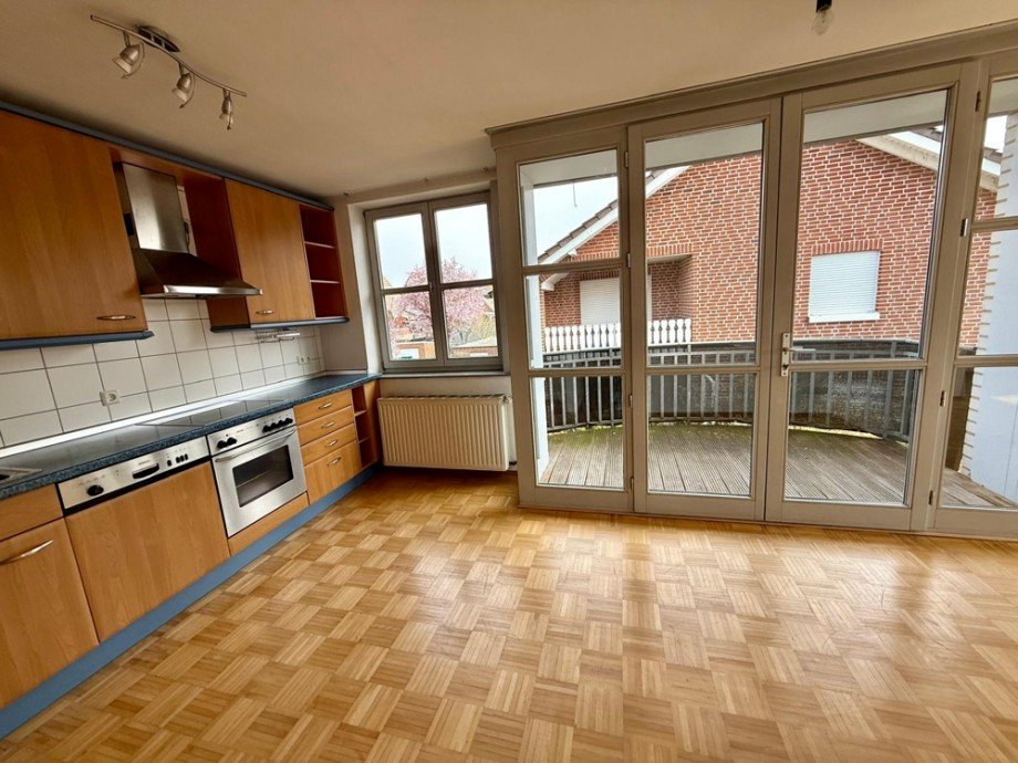 Balkonansicht Etagenwohnung Coesfeld