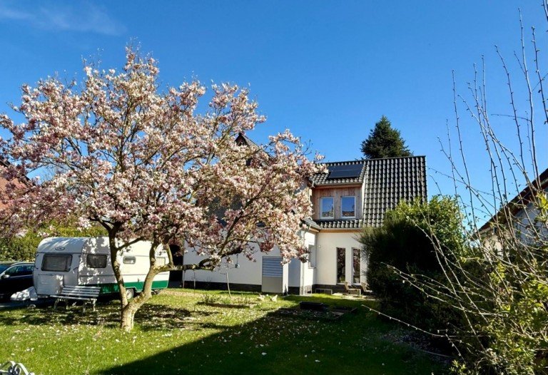 Hausansicht Billerbeck Einfamilienhaus Freistehend o Kernsaniert o Hochwertig Modernes EFH mit energieeffizienter Ausstattung