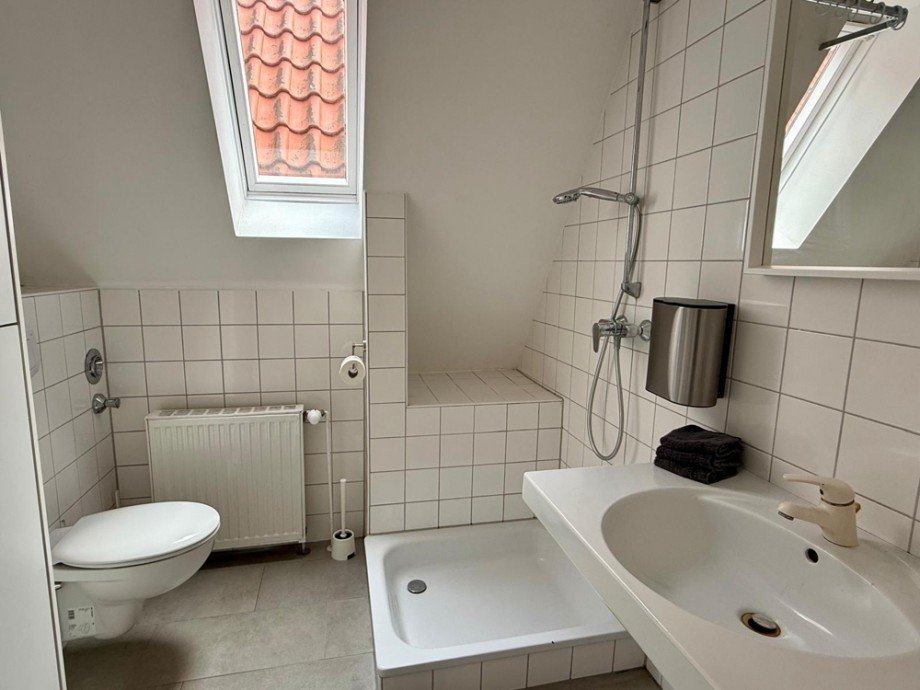 Duschbad mit Tageslichtfenster Etagenwohnung Coesfeld